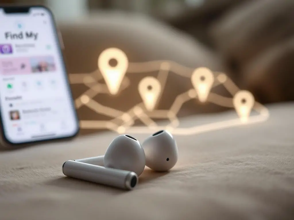 Lost AirPods with Find My